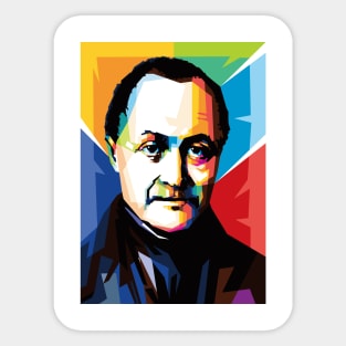 Auguste Comte Sticker